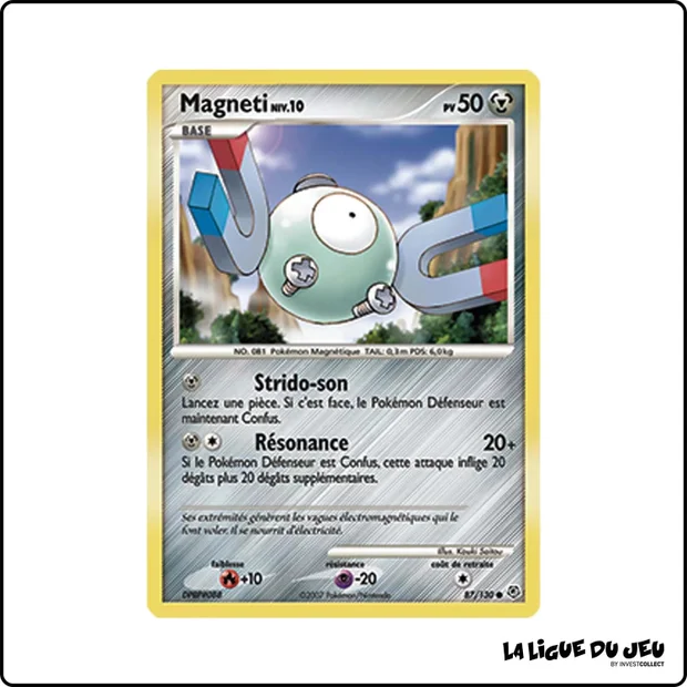 Commune - Pokemon - Diamant & Perle de Base - Magnéti 87/130