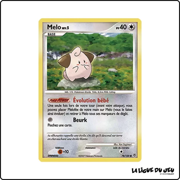Commune - Pokemon - Diamant & Perle de Base - Mélo 78/130