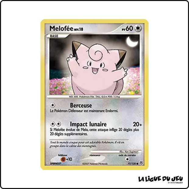 Commune - Pokemon - Diamant & Perle de Base - Mélofée 77/130