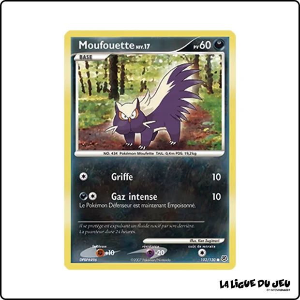 Commune - Pokemon - Diamant & Perle de Base - Moufouette 102/130