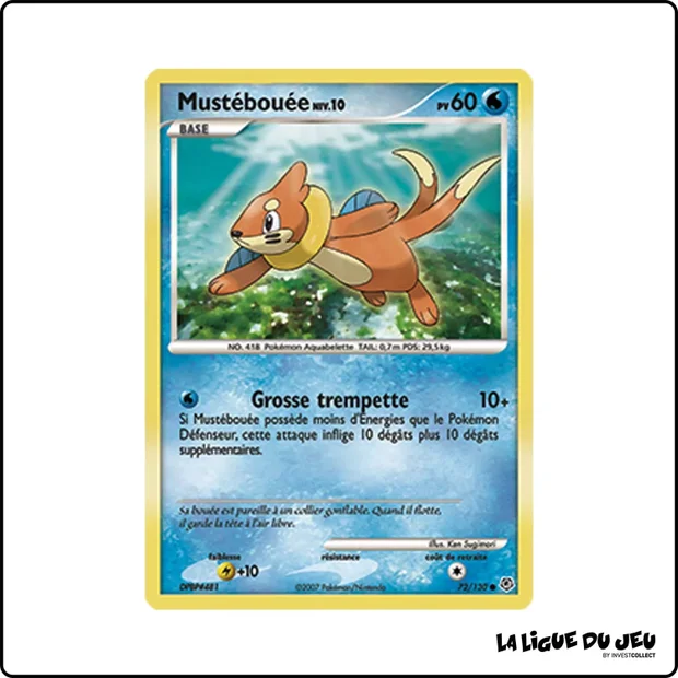 Commune - Pokemon - Diamant & Perle de Base - Mustébouée 72/130