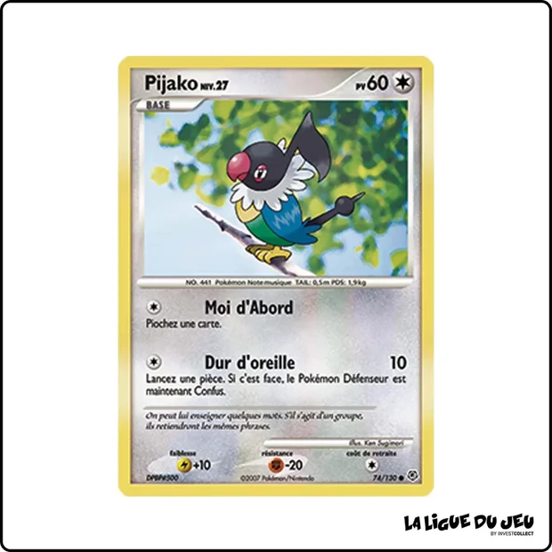Commune - Pokemon - Diamant & Perle de Base - Pijako 74/130