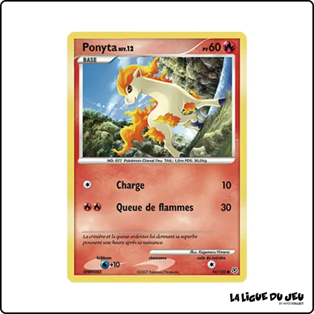 Commune - Pokemon - Diamant & Perle de Base - Ponyta 94/130
