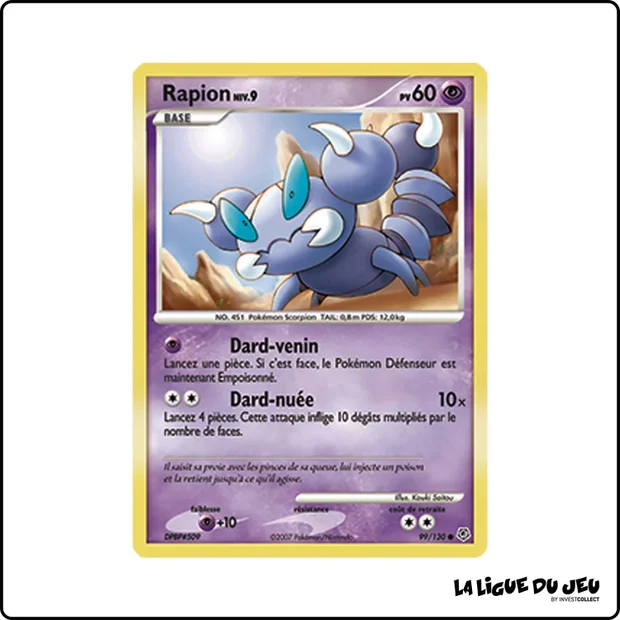 Commune - Pokemon - Diamant & Perle de Base - Rapion 99/130