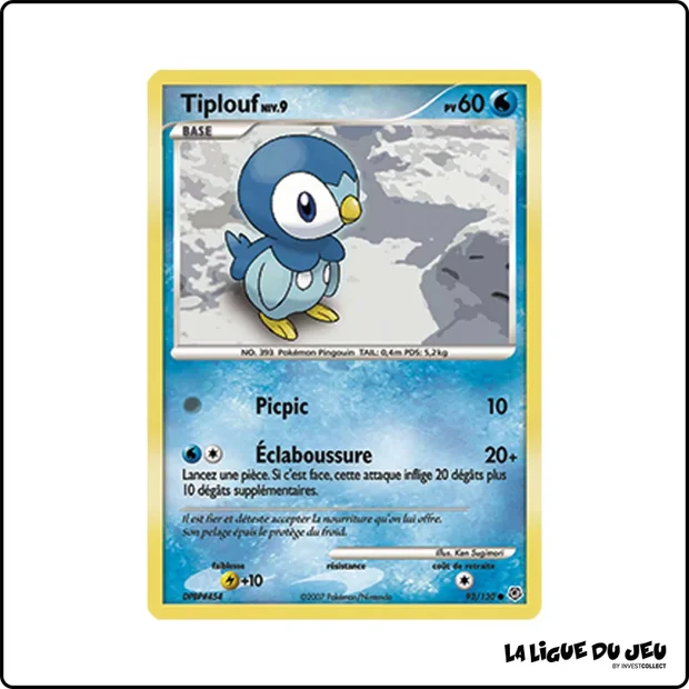 Commune - Pokemon - Diamant & Perle de Base - Tiplouf 93/130