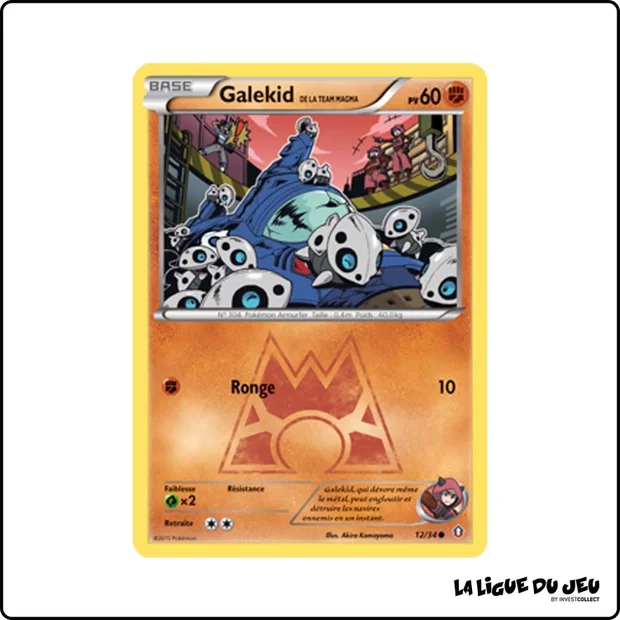 Commune - Pokemon - Double Danger - Galekid de la Team Magma 12/34