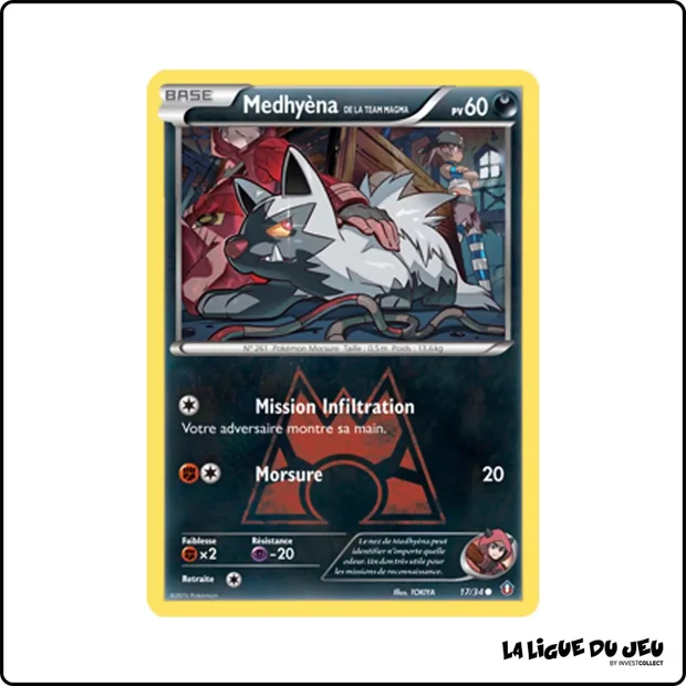 Commune - Pokemon - Double Danger - Medhyèna de la Team Magma 17/34