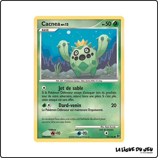 Commune - Pokemon - Duels au Sommet - Cacnea 62/106