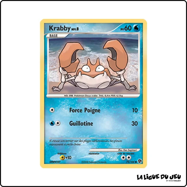 Commune - Pokemon - Duels au Sommet - Krabby 75/106