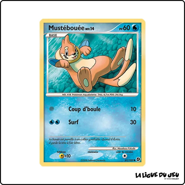 Commune - Pokemon - Duels au Sommet - Mustébouée 61/106