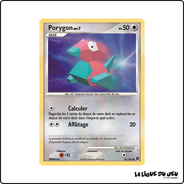 Commune - Pokemon - Duels au Sommet - Porygon 81/106