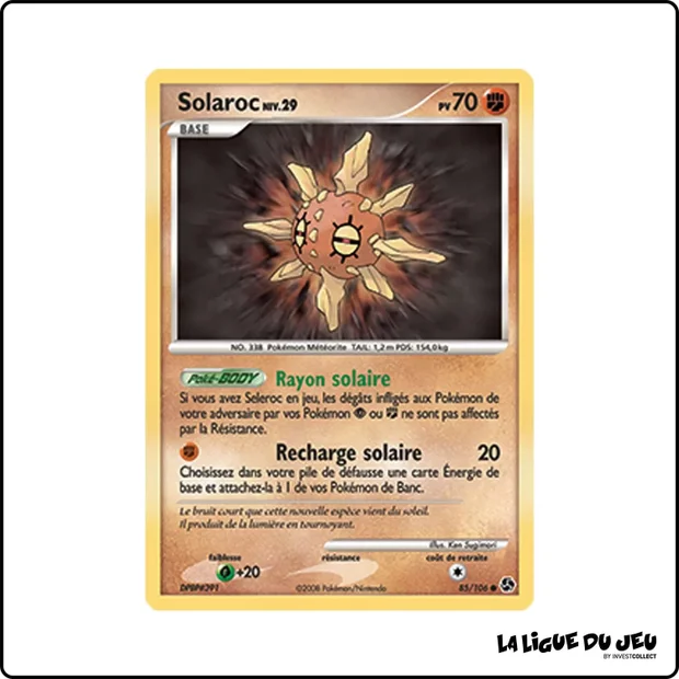 Commune - Pokemon - Duels au Sommet - Solaroc 85/106