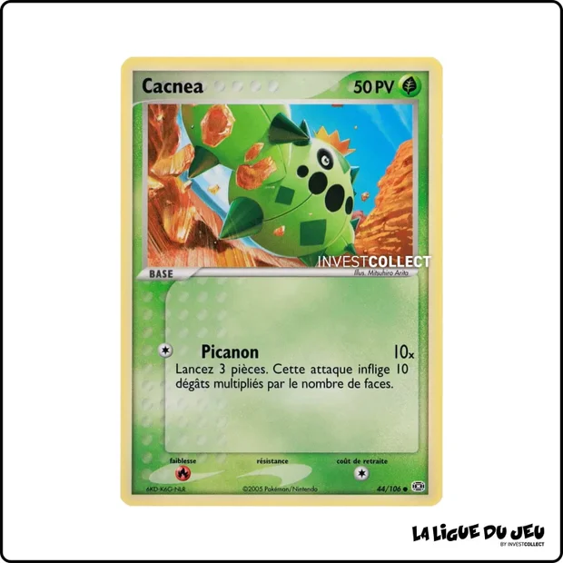 Commune - Pokemon - Émeraude - Cacnea 44/106