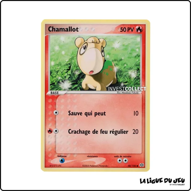 Commune - Pokemon - Émeraude - Chamallot 58/106