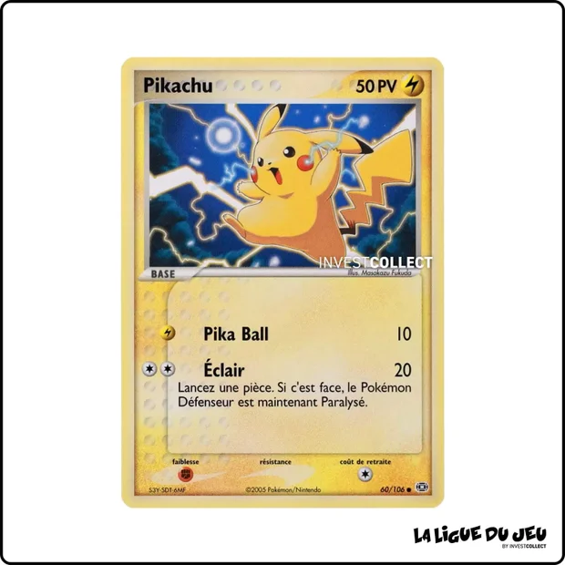 Commune - Pokemon - Émeraude - Pikachu 60/106