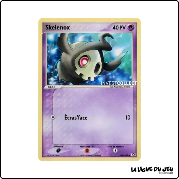 Commune - Pokemon - Émeraude - Skelenox 46/106