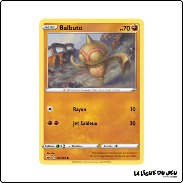 Commune - Pokemon - Épée et Bouclier de Base - Balbuto 101/202