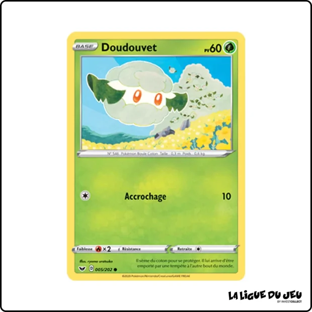 Commune - Pokemon - Épée et Bouclier de Base - Doudouvet 5/202