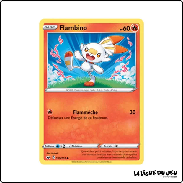 Commune - Pokemon - Épée et Bouclier de Base - Flambino 30/202