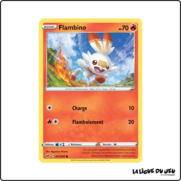 Commune - Pokemon - Épée et Bouclier de Base - Flambino 31/202