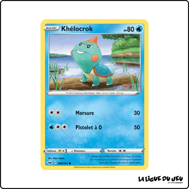 Commune - Pokemon - Épée et Bouclier de Base - Khélocrok 60/202