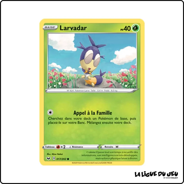 Commune - Pokemon - Épée et Bouclier de Base - Larvadar 17/202