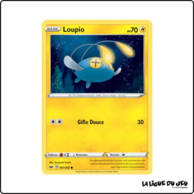 Commune - Pokemon - Épée et Bouclier de Base - Loupio 67/202