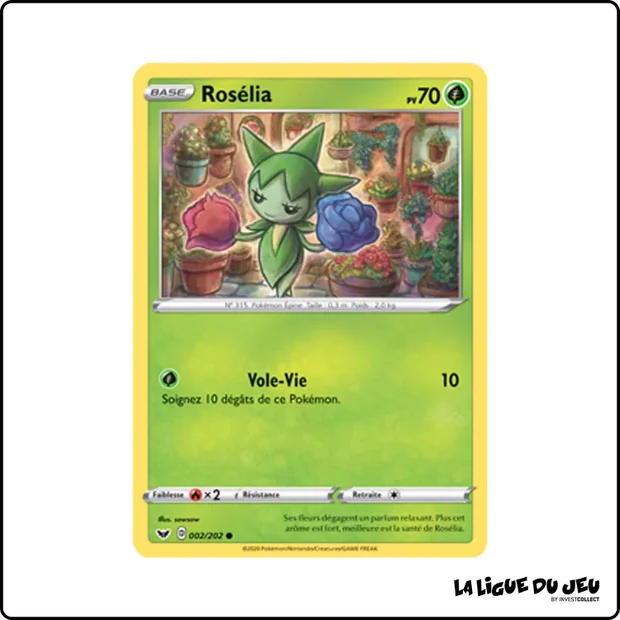 Commune - Pokemon - Épée et Bouclier de Base - Rosélia 2/202