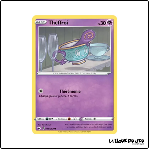 Commune - Pokemon - Épée et Bouclier de Base - Théffroi 89/202