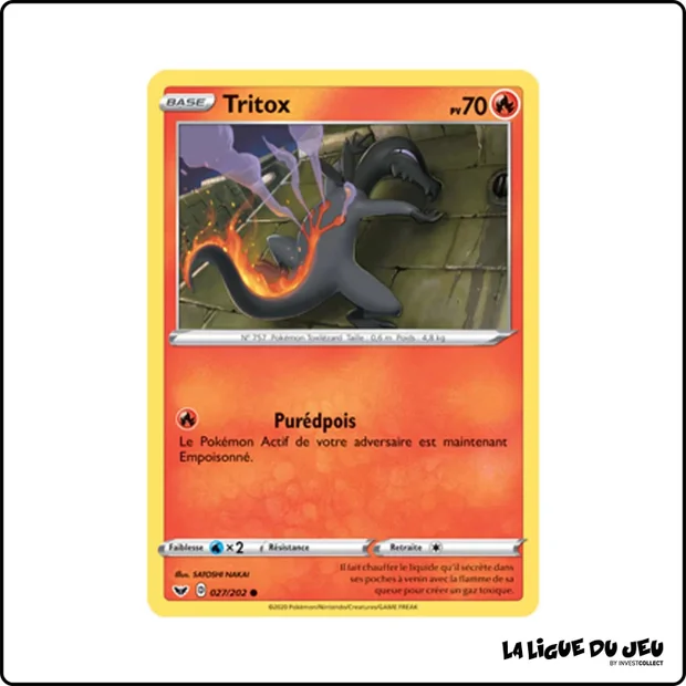 Commune - Pokemon - Épée et Bouclier de Base - Tritox 27/202