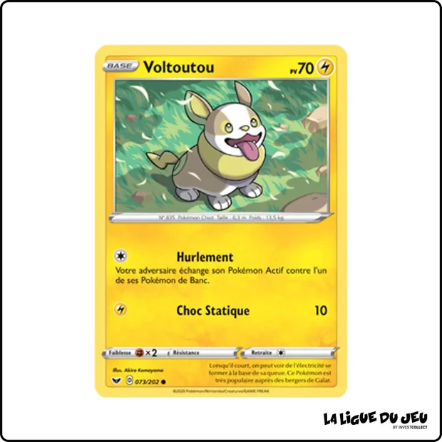 Commune - Pokemon - Épée et Bouclier de Base - Voltoutou 73/202