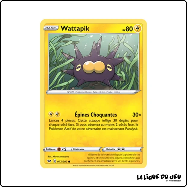 Commune - Pokemon - Épée et Bouclier de Base - Wattapik 77/202