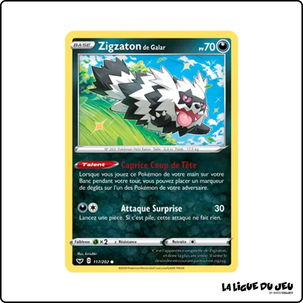 Commune - Pokemon - Épée et Bouclier de Base - Zigzaton de Galar 117/202