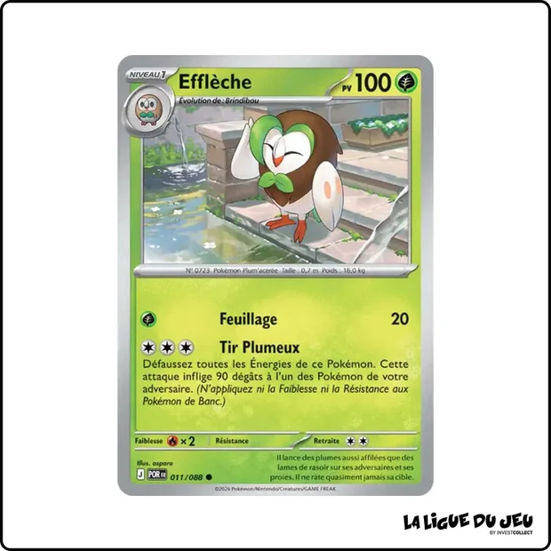 Commune - Pokemon - Équilibre Parfait - Efflèche 11/88