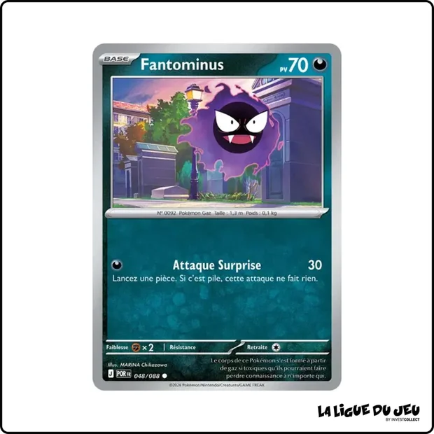 Commune - Pokemon - Équilibre Parfait - Fantominus 48/88