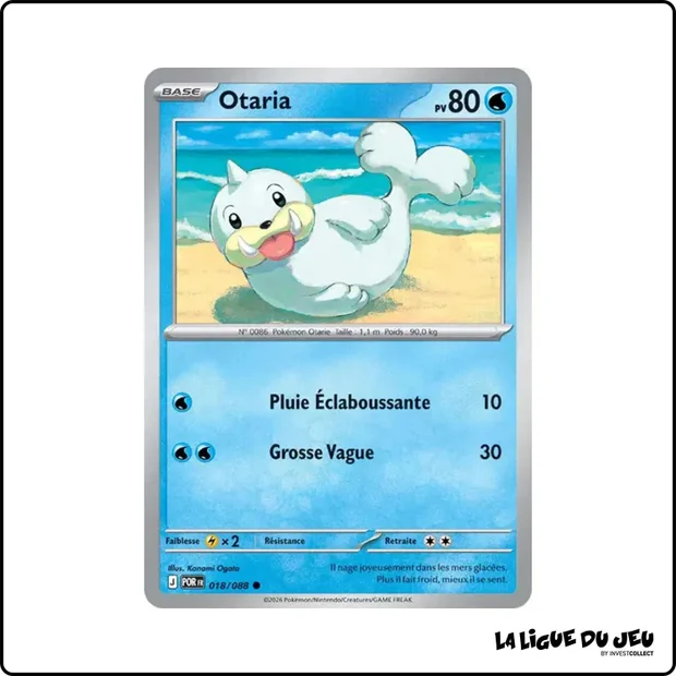 Commune - Pokemon - Équilibre Parfait - Otaria 18/88