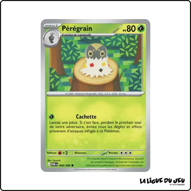 Commune - Pokemon - Équilibre Parfait - Pérégrain 8/88