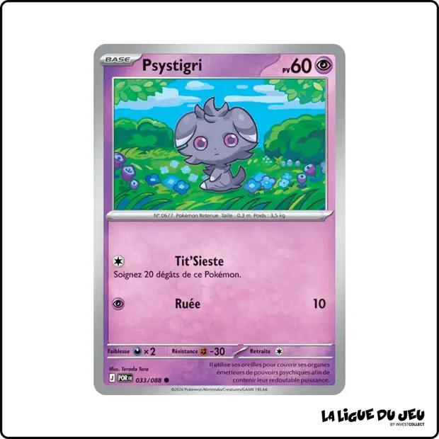 Commune - Pokemon - Équilibre Parfait - Psytigri 33/88