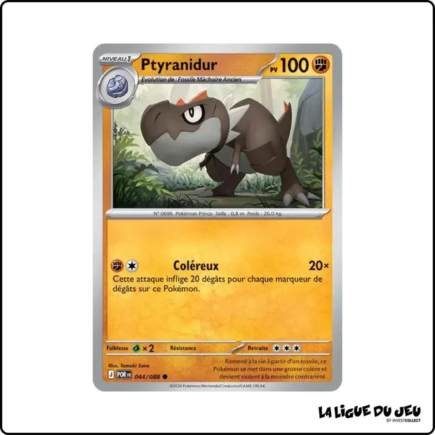 Commune - Pokemon - Équilibre Parfait - Ptyranidur 44/88