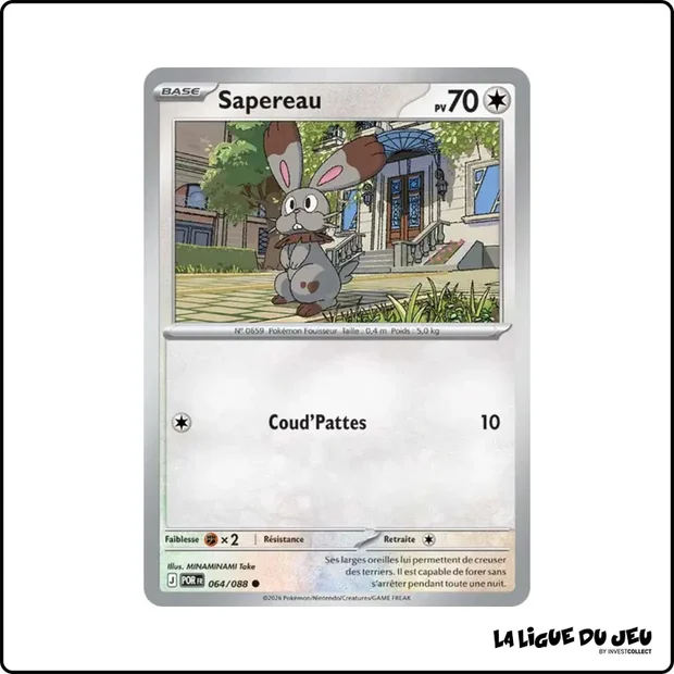 Commune - Pokemon - Équilibre Parfait - Sapereau 64/88