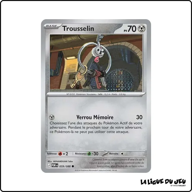 Commune - Pokemon - Équilibre Parfait - Trousselin 59/88