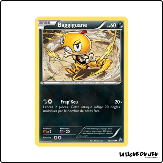 Commune - Pokemon - Étincelles - Baggiguane 58/106