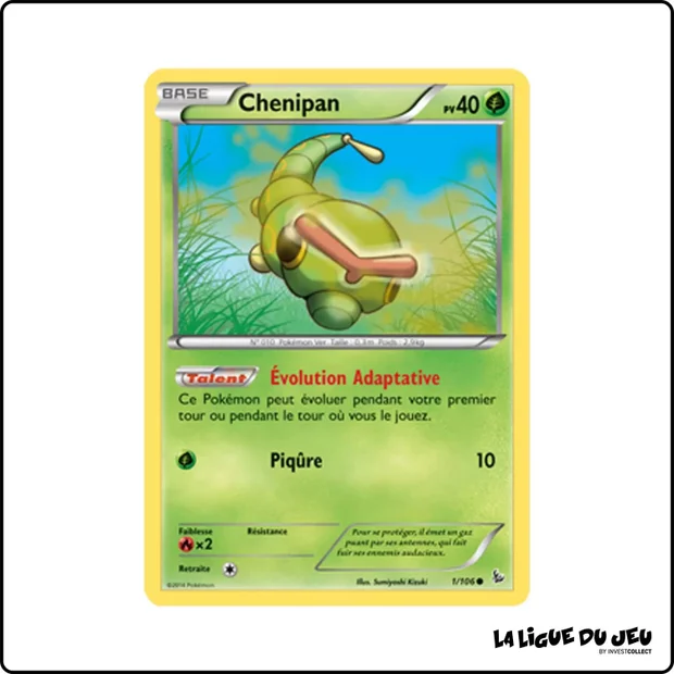 Commune - Pokemon - Étincelles - Chenipan 1/106
