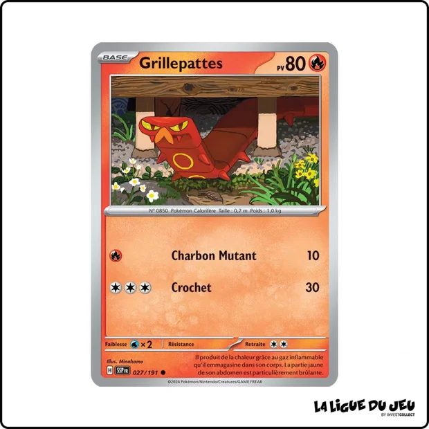 Commune - Pokemon - Étincelles Déferlantes - Grillepattes 27/191