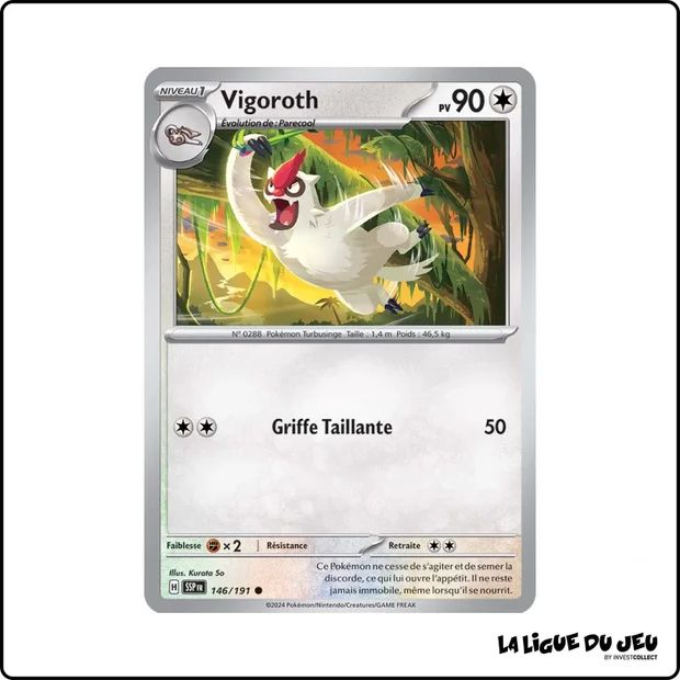 Commune - Pokemon - Étincelles Déferlantes - Vigoroth 146/191