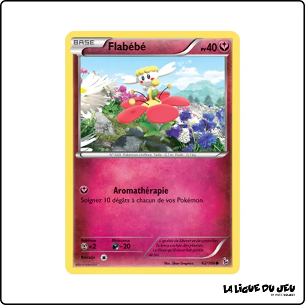 Commune - Pokemon - Étincelles - Flabébé 62/106