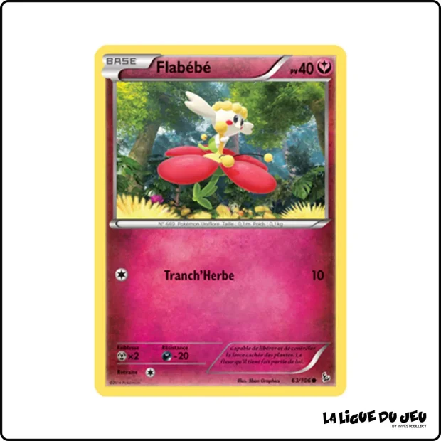 Commune - Pokemon - Étincelles - Flabébé 63/106