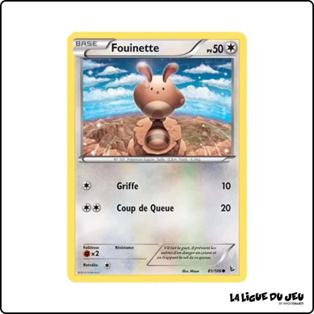 Commune - Pokemon - Étincelles - Fouinette 81/106