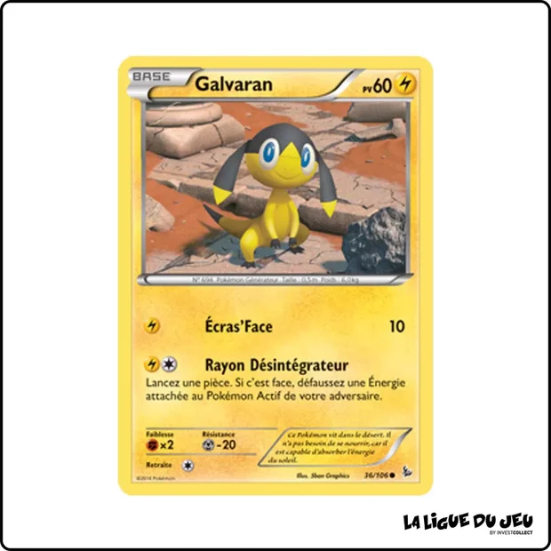 Commune - Pokemon - Étincelles - Galvaran 36/106