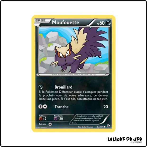 Commune - Pokemon - Étincelles - Moufouette 53/106